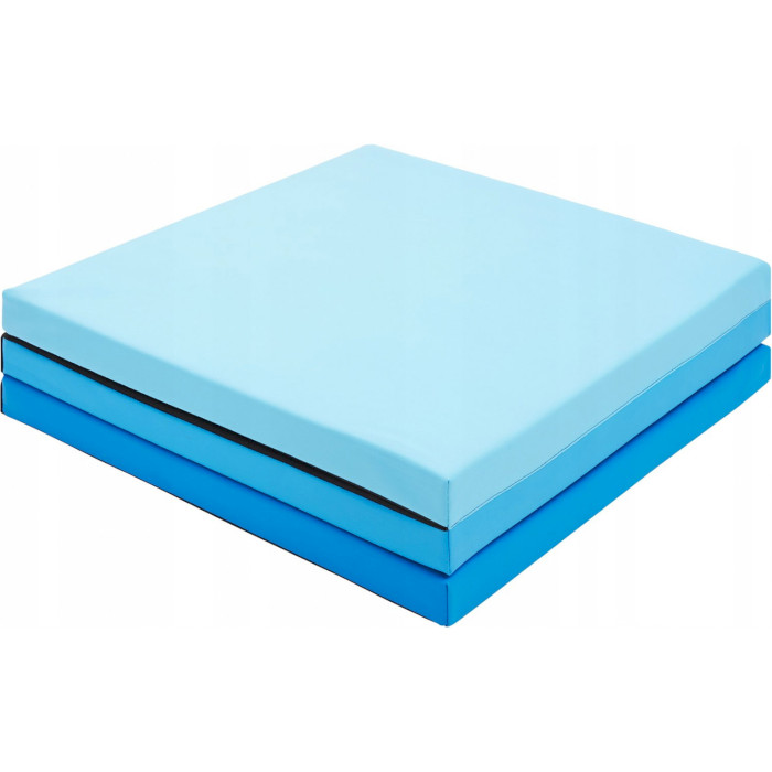 Складной гимнастический мат 4FIZJO Tri-Fold Folding Exercise Mat Blue (4FJ0570)