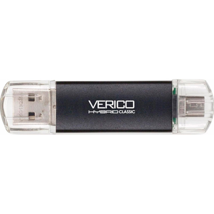 Флешка VERICO Hybrid Classic 64GB USB+Type-C3.1 Black (1UDOV-TCBK63-NN)