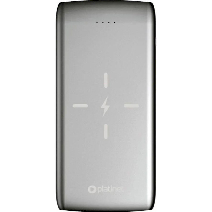 Повербанк с беспроводной зарядкой PLATINET 10W QI Wireless Charging PD, QC 10000mAh Black (44998)
