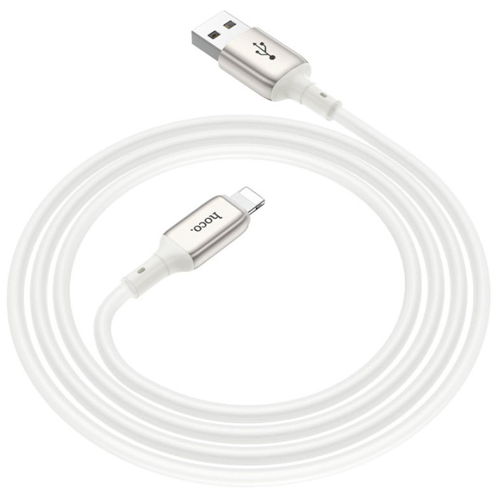 Кабель HOCO X66 Howdy USB-A to Lightning 1м White