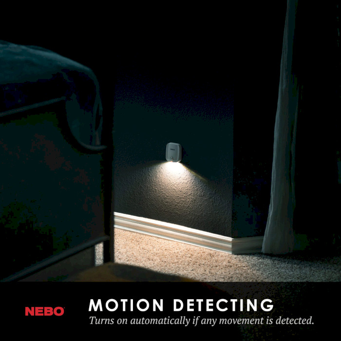 Світильник з датчиком руху NEBO Motion Sensor Night Light 3-pack