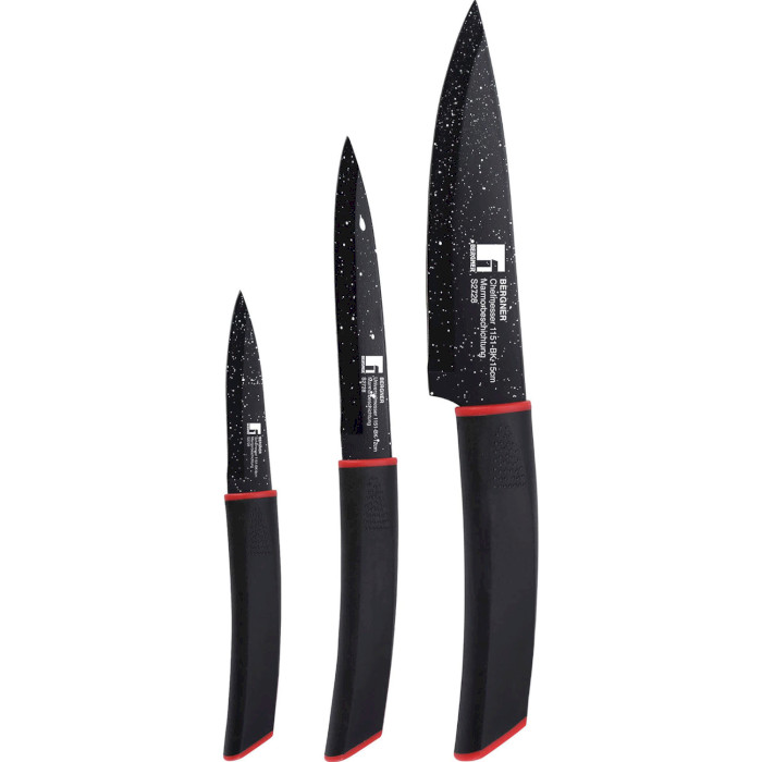 Набір кухонних ножів BERGNER Ultra 3пр (BG-1151-BK)