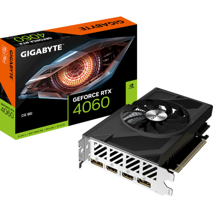 Видеокарта GIGABYTE GeForce RTX 4060 D6 8G (GV-N4060D6-8GD)
