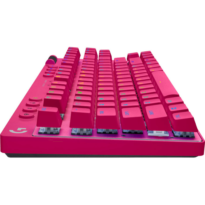 Клавіатура бездротова LOGITECH G Pro X TKL GL Tactile Switch Magenta (920-012159)