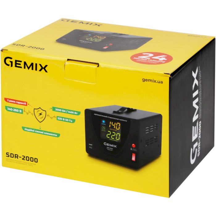 Стабилизатор напряжения GEMIX SDR-2000