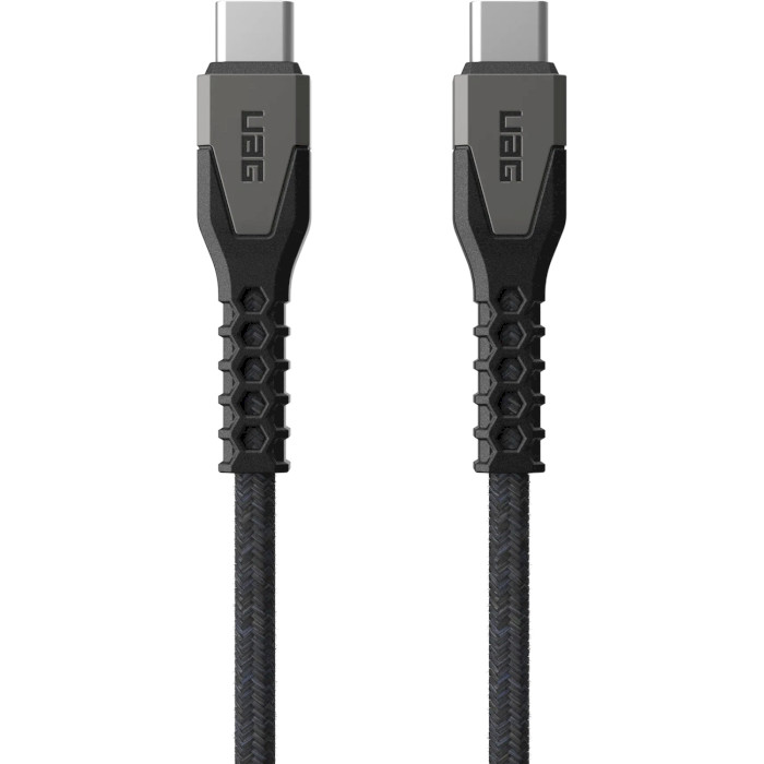 Кабель UAG Kevlar Core USB-C to USB-C Power Cable 1.5м Black/Gray