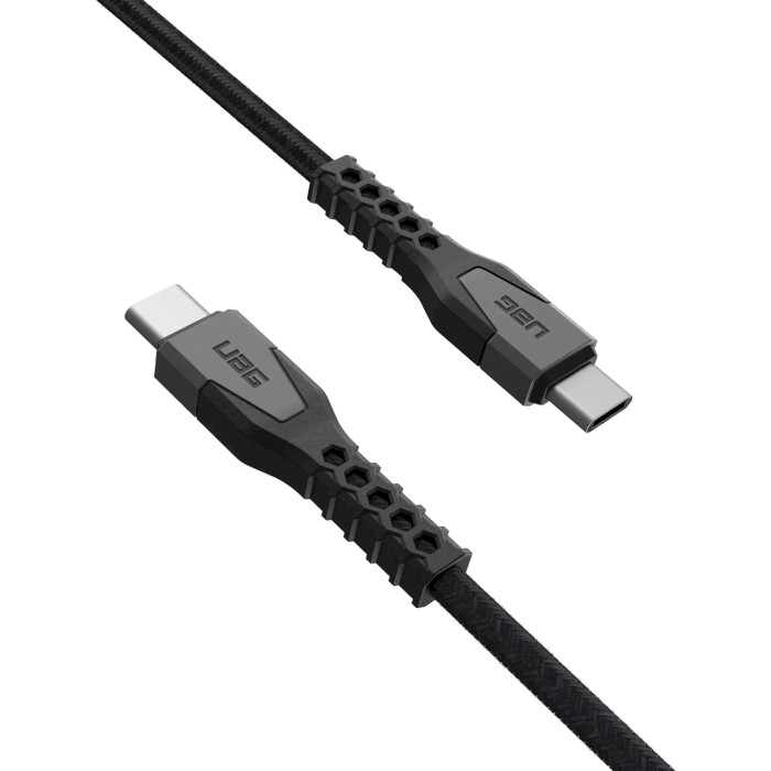 Кабель UAG Kevlar Core USB-C to USB-C Power Cable 1.5м Black/Gray