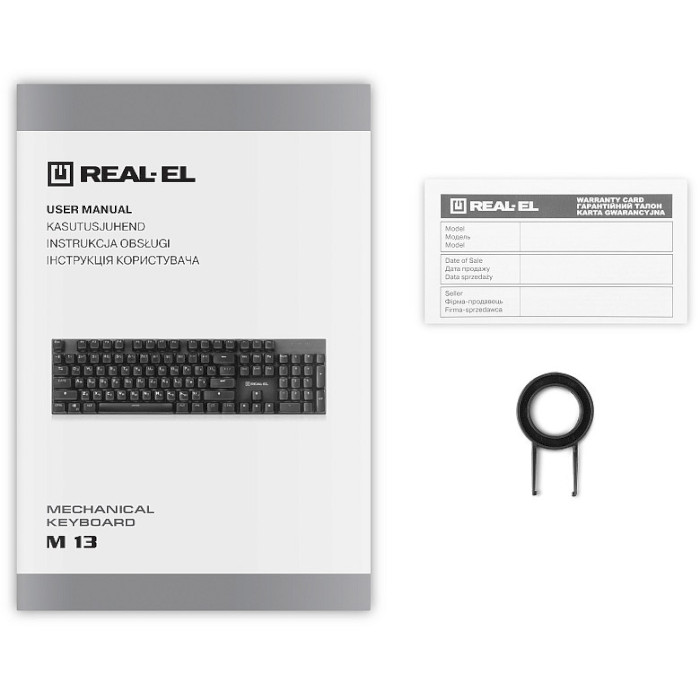 Клавиатура REAL-EL M 13 (EL123100045)