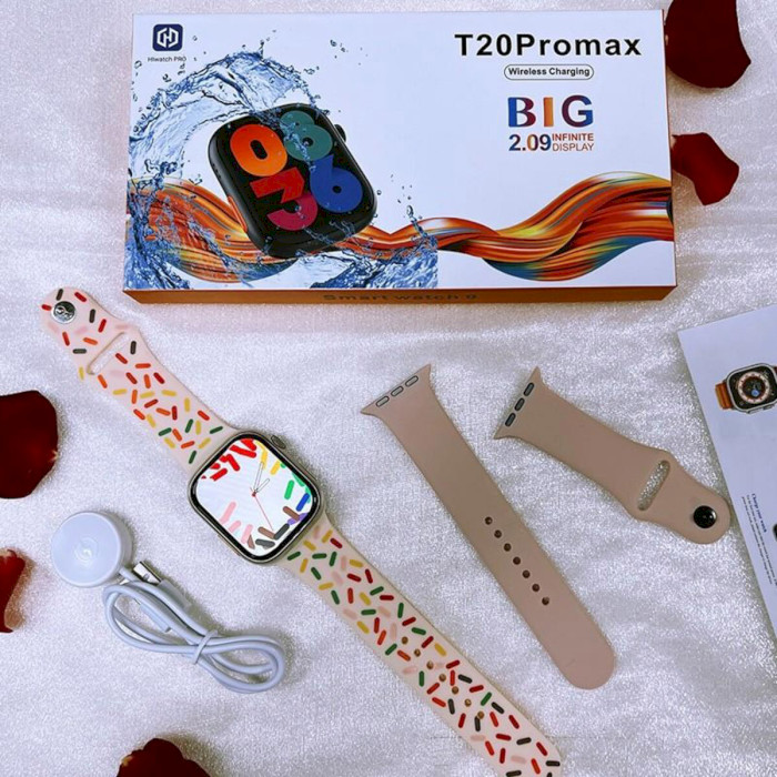 Смарт-часы BIG T20 Pro Max Pink