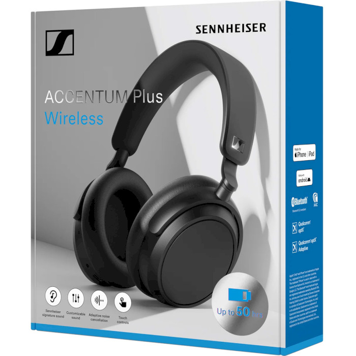 Наушники SENNHEISER Accentum Plus Wireless Black (700176)