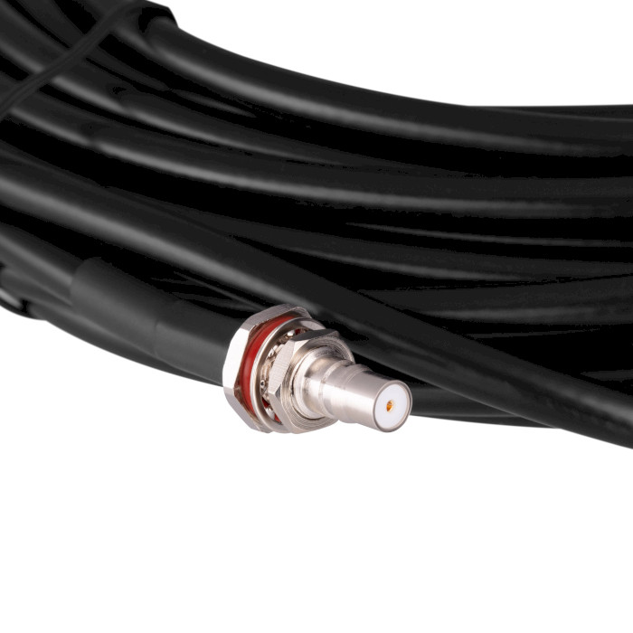 Коаксіальний кабель (пігтейл) 2E для антени Alientech/2E Mavka, QMA male to QMA female, RG-223, 8m (2E-AEC8MQMA/RG223)