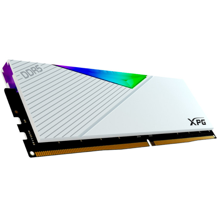 Модуль пам'яті ADATA XPG Lancer RGB White DDR5 5200MHz 32GB Kit 2x16GB (AX5U5200C3816G-DCLARWH)