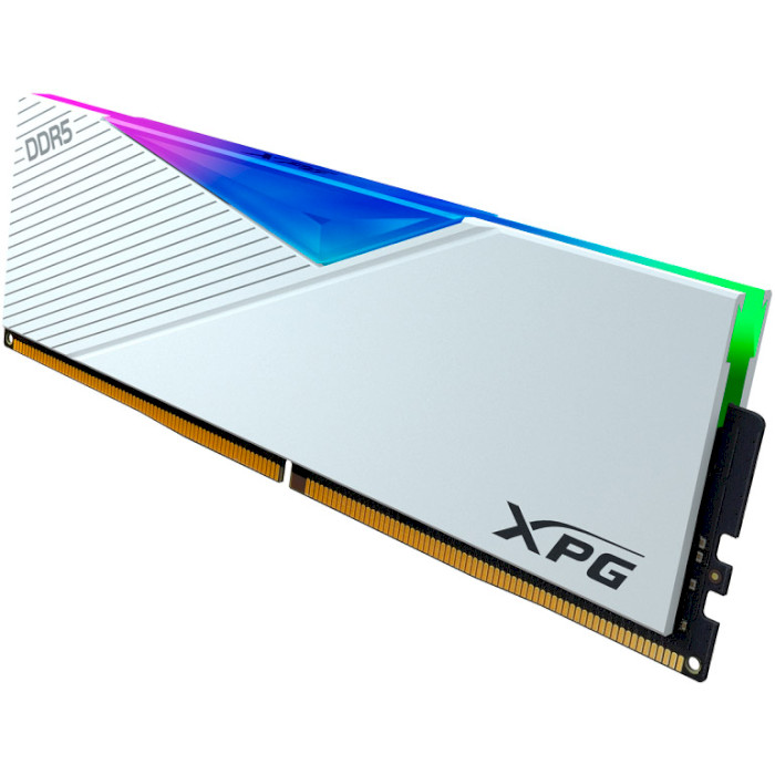 Модуль пам'яті ADATA XPG Lancer RGB White DDR5 5200MHz 32GB Kit 2x16GB (AX5U5200C3816G-DCLARWH)