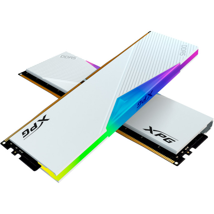 Модуль памяти ADATA XPG Lancer RGB White DDR5 5600MHz 32GB Kit 2x16GB (AX5U5600C3616G-DCLARWH)