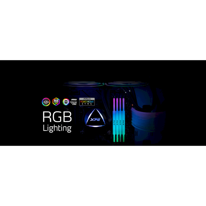 Модуль пам'яті ADATA XPG Lancer RGB White DDR5 5600MHz 32GB Kit 2x16GB (AX5U5600C3616G-DCLARWH)