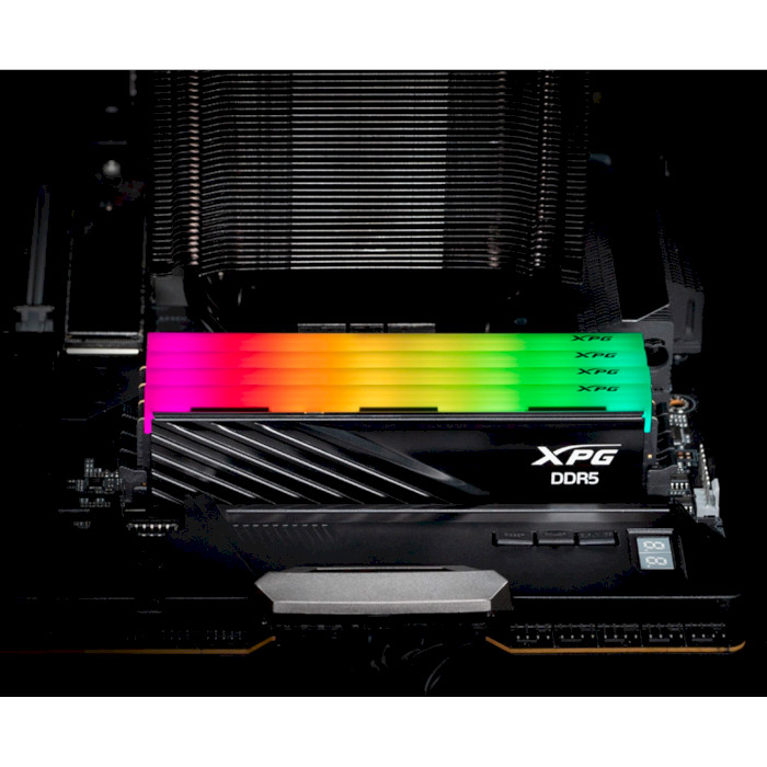 Модуль памяти ADATA XPG Lancer Blade RGB Black DDR5 6000MHz 64GB Kit 2x32GB (AX5U6000C3032G-DTLABRBK)