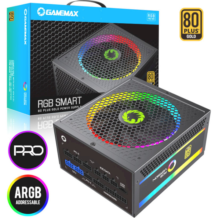 Блок живлення 850W GAMEMAX RGB-850 Pro