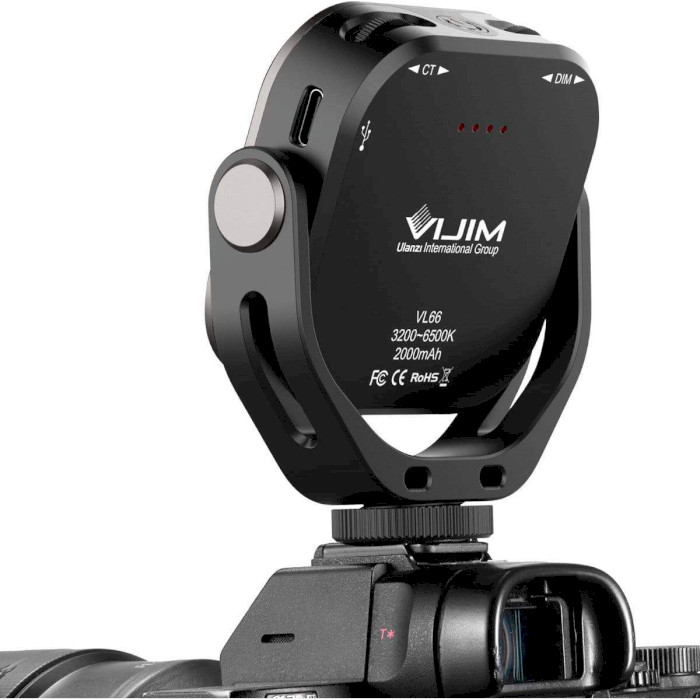 Підсвічування для відеозйомки ULANZI VIJIM VL66 360 Degrees Rotatable LED Video Light (UV-2135)