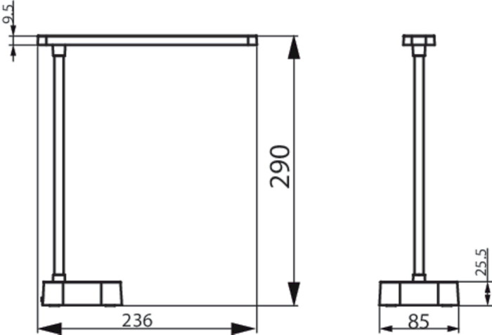 Лампа настільна PHILIPS LED Desk Light Tilpa (929003241507)