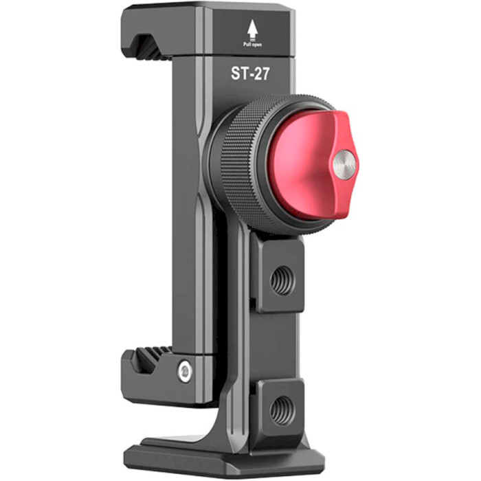 Держатель для смартфона ULANZI ST-27 Metal Phone Tripod Mount Clip & PT-14 Universal Camera Flip Mirror (UV-2881)