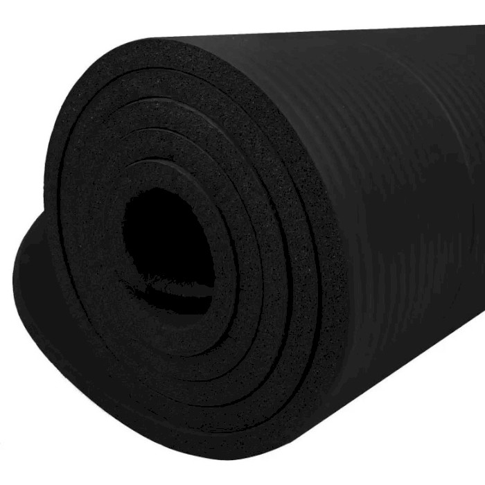 Коврик для фитнеса SPRINGOS NBR 15mm Black (YG0029)