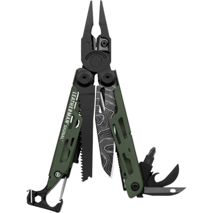 Мультитул LEATHERMAN Signal Green Topo Nylon Sheath (832692)