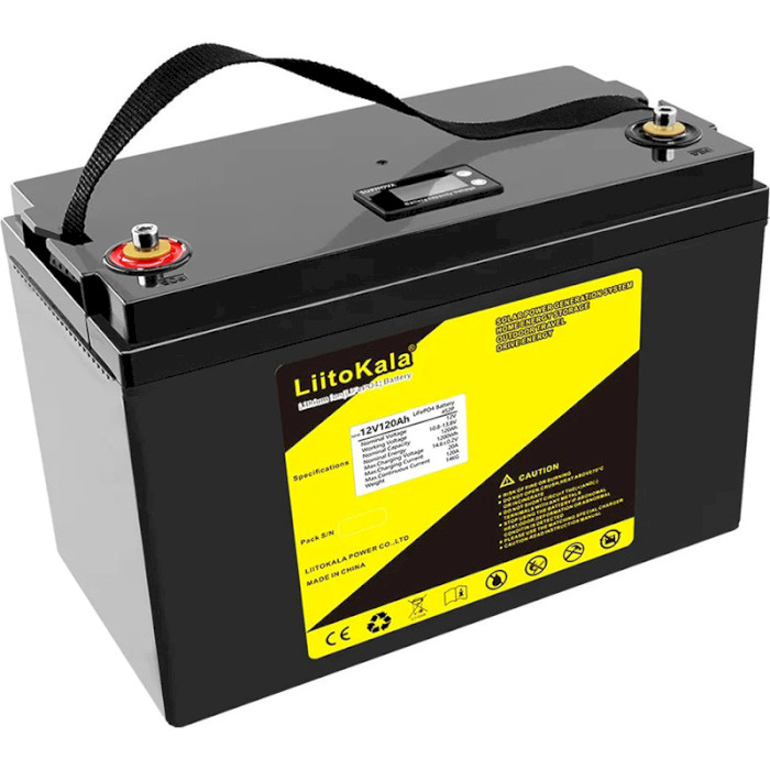 Акумуляторна батарея LIITOKALA LiFePO4 12V 120Ah (4S2P) (12В, 120Агод) (12V120AH(4S2P) LIFEPO4)