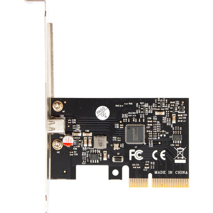 Адаптер FRIME PCIe to USB3.2 Gen2x2 20Gbps Type-C ASM3242 (ECF-PCIETOUSB014.LP)