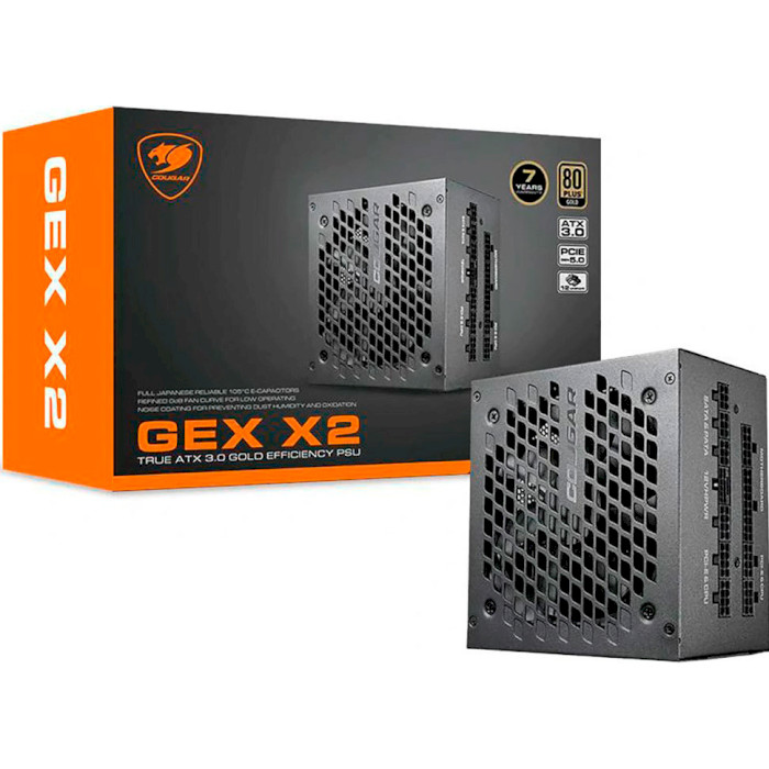 Блок живлення 850W COUGAR GEX X2 850 (31GT085001P01)