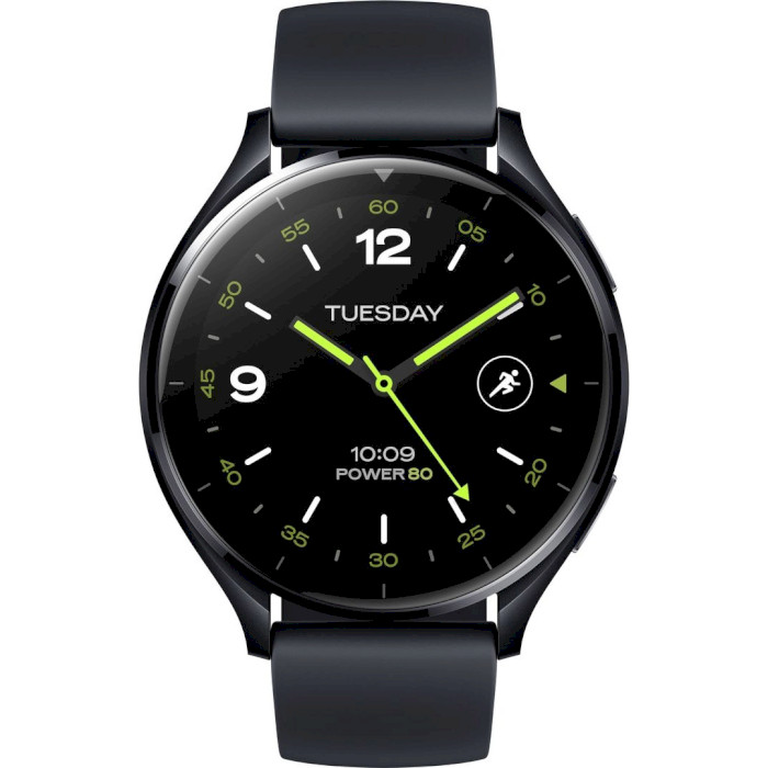 Смарт-часы XIAOMI Watch 2 Black with Black TPU Strap (BHR8035GL)