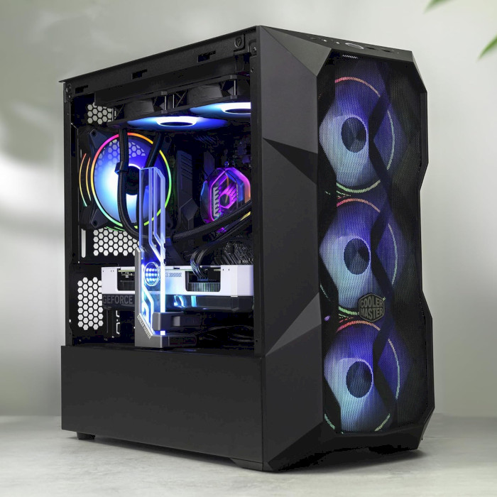 Райзер для вертикального встановлення відеокарти COOLER MASTER Atlas ARGB GPU Support (MCA-U000R-AGSBTG-00)