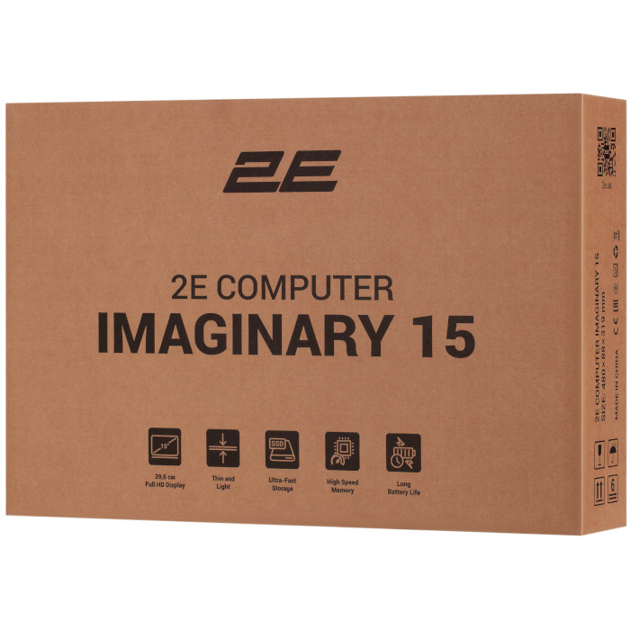 Ноутбук 2E Imaginary 15 Black (NL57PU-15UA34)