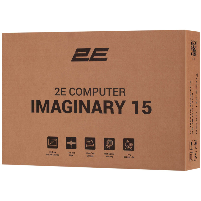 Ноутбук 2E Imaginary 15 Black (NL57PU-15UA32)