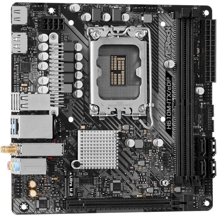 Материнська плата ASROCK H610M-ITX/eDP