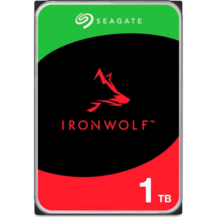 Жорсткий диск 3.5" SEAGATE IronWolf 1TB SATA/256MB (ST1000VN008)