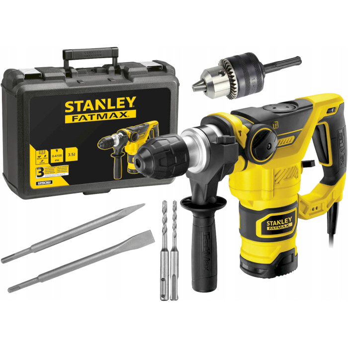 Перфоратор STANLEY FatMax FME1250K SDS-plus