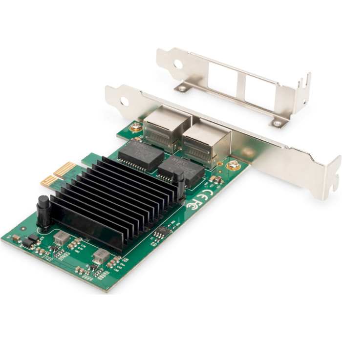 Мережева карта DIGITUS Gigabit Ethernet PCI Express Card 2-Port PCIe (DN-10132)