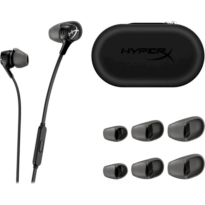 Навушники геймерскі HYPERX Cloud Earbuds II Black (70N24AA)