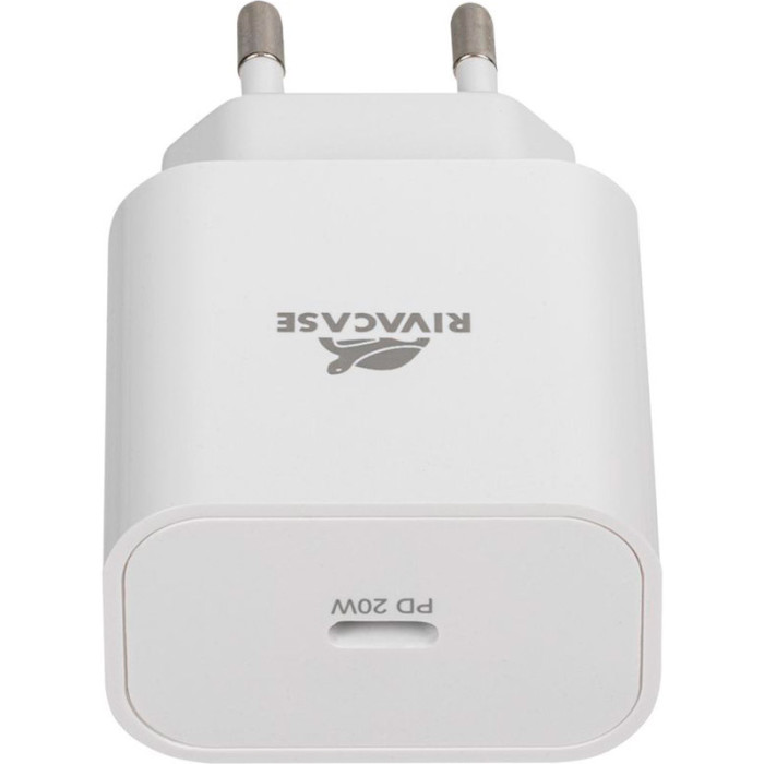 Зарядное устройство RIVACASE Rivapower PS4101 W00 1xUSB-C, PD3.0, QC3.0, 20W White