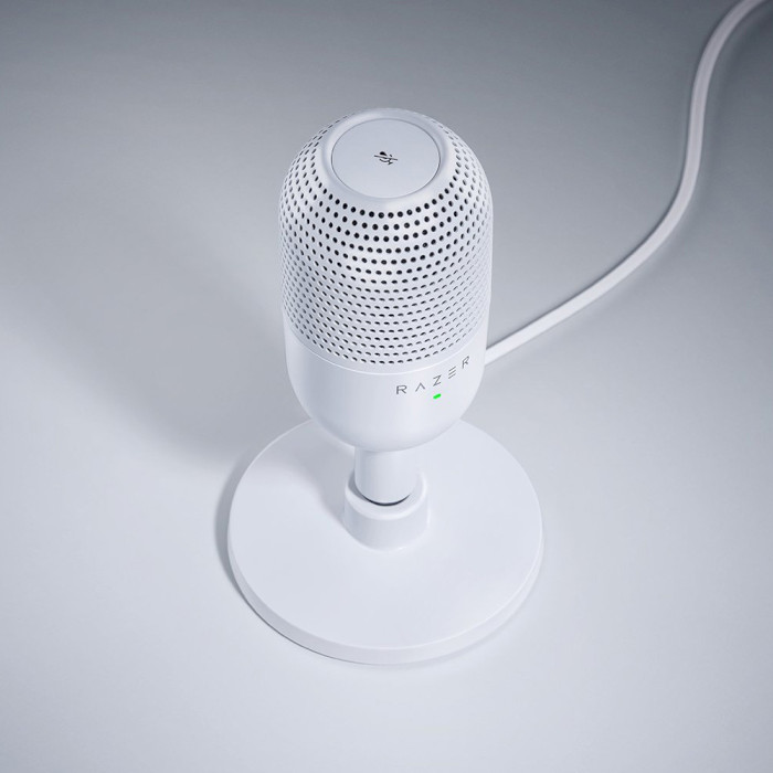 Мікрофон для стримінгу/подкастів RAZER Seiren V3 Mini White (RZ19-05050300-R3M1)