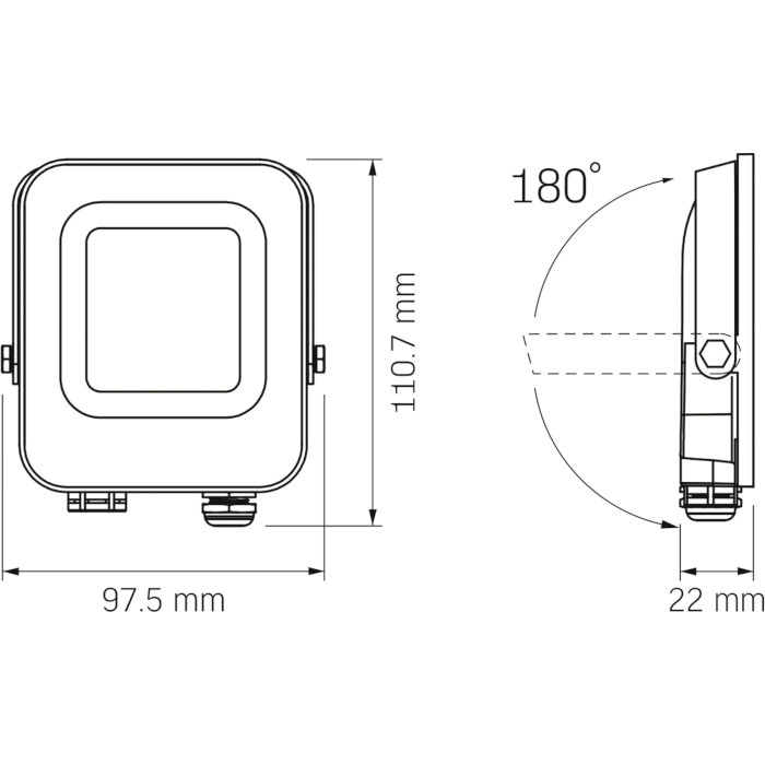 Прожектор LED VIDEX F3e 10W 5000K (VL-F3E-105W-12V)