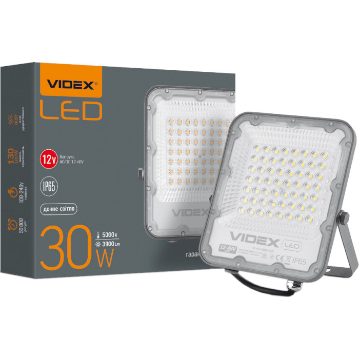 Прожектор LED VIDEX Premium F2 30W 5000K (VL-F2-305G-12V)