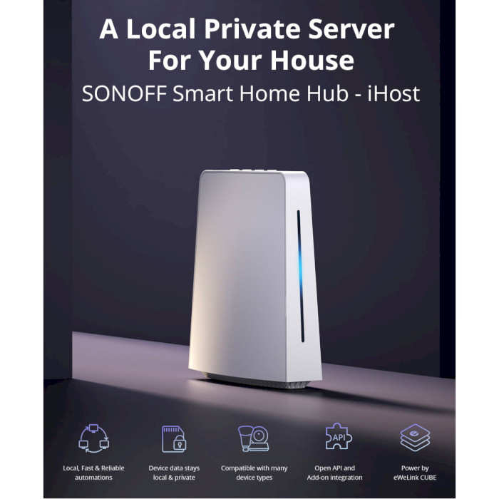 Шлюз для розумного дому SONOFF iHost 2G Smart Home Hub