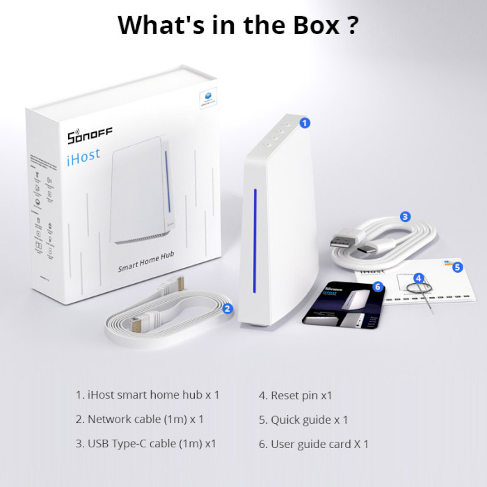 Шлюз для розумного дому SONOFF iHost 2G Smart Home Hub