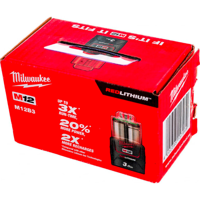 Аккумулятор MILWAUKEE M12 B3 (4932451388)