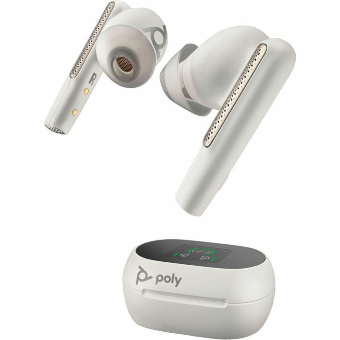 Навушники POLY Voyager Free 60+ UC + BT700 USB-C White Sand (7Y8G6AA)