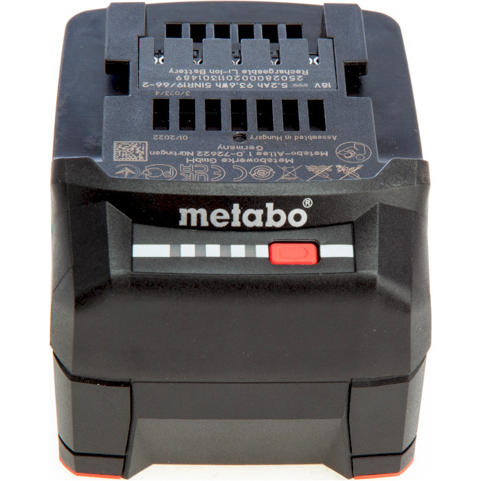 Акумулятор METABO Li-Power 18V 5.2Ah