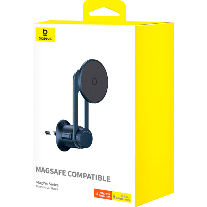 Автотримач для смартфона BASEUS MagPro Series Magnetic Car Mount Cosmic Black (C40161200121-00)