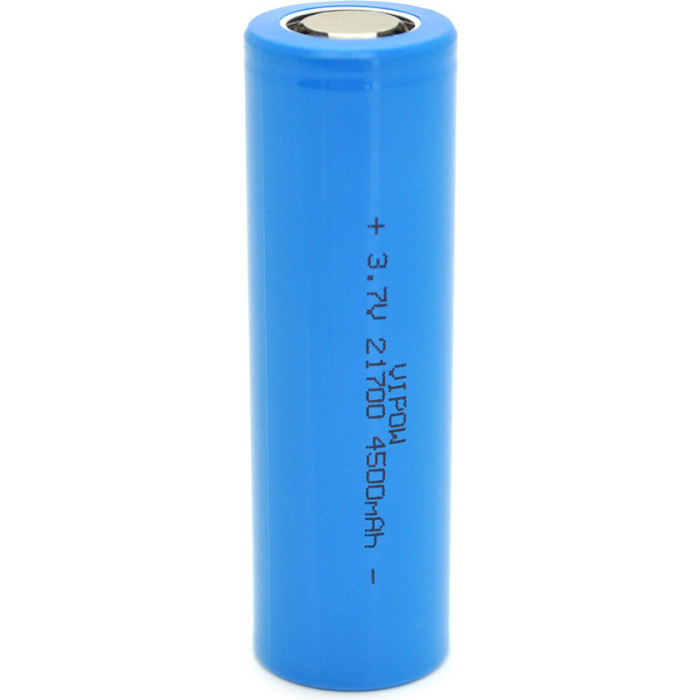 Аккумулятор VIPOW Li-ion 21700 4500mAh 3.7V FlatTop (ICR21700-4500MAHFT)