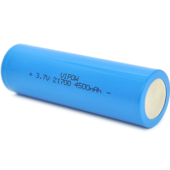 Акумулятор VIPOW Li-ion 21700 4500mAh 3.7V FlatTop (ICR21700-4500MAHFT)